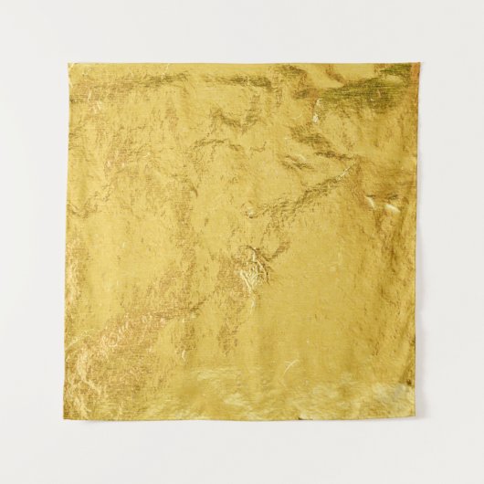Goldfolie: Shiny Abstrakt Texture Wandteppich (Vorderseite)