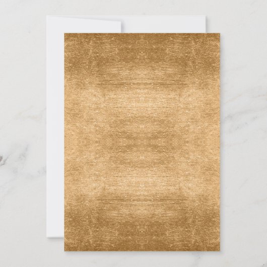 Goldfolie Streifen Sweet 16 Schwarz ID758 Einladung (Rückseite)