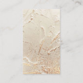 Goldfolie texturierte Ohrring-Karte Telefonnummerkarte (Rückseite)