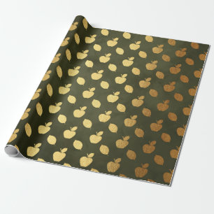 Goldfolie Thanksgiving Geschenkpapier