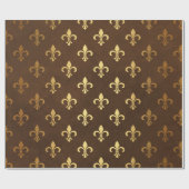 Goldfolie Thanksgiving Geschenkpapier (Flach)