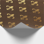 Goldfolie Thanksgiving Geschenkpapier (Ecke)