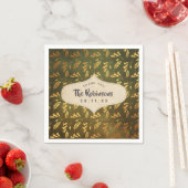 Goldfolie Thanksgiving Serviette (Beispiel)