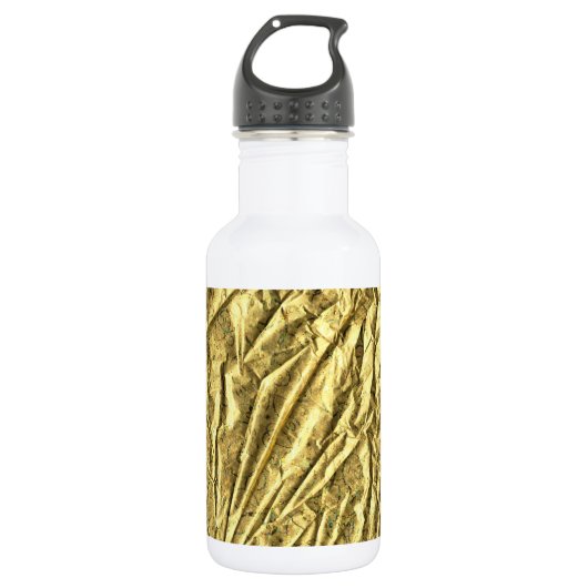 Goldfolie Trinkflasche (Vorderseite)