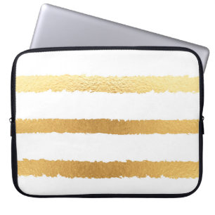 Goldfolie, Vintag nahtlos. Laptopschutzhülle