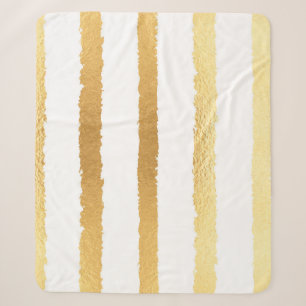 Goldfolie, Vintag nahtlos. Sherpadecke