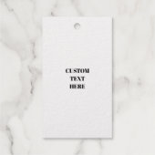 Goldfolie Weihnachtsbaum Geschenketiketten Geschenkanhänger (Rückseite)