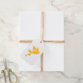 Goldfolie Weihnachtsgeschenke mit Engelsymbol Geschenkanhänger (Mit Schnur)