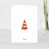 Goldfolie-Weihnachtsgeschichte Personalisierte Unt (Rückseite)