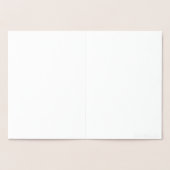 Goldfolie zum Geburtstag Folienkarte (Innenseite)