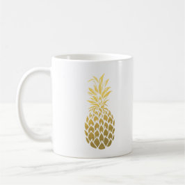 Goldfolien-Ananas-Kaffee-Tasse Kaffeetasse