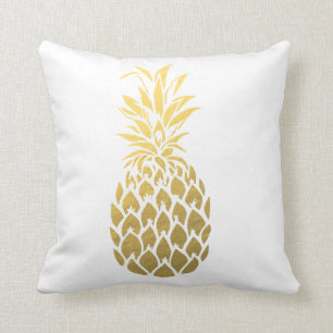 Goldfolien-Ananas-Wurfs-Kissen Kissen