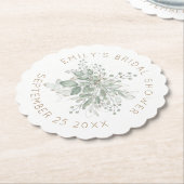 Goldfolien-Brautparty für Wasserfarben Papier C Untersetzer (angewinkelt)