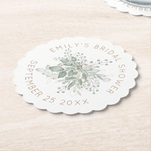 Goldfolien-Brautparty für Wasserfarben Papier C Untersetzer (angewinkelt)