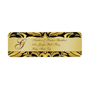 Goldfolien-Damast-Monogramm-neue