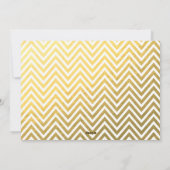 Goldfolien-fröhliche und helle feiertagskarte (Rückseite)