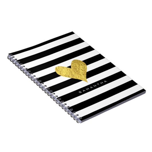 Goldfolien-Herz Notizblock (Rechte Seite)