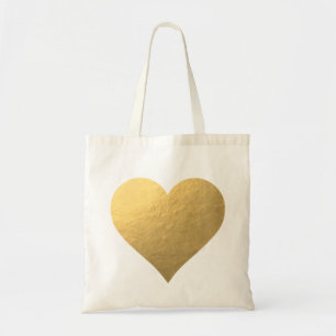 Goldfolien-Herz-Taschen-Tasche Tragetasche