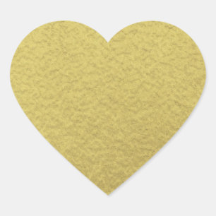 Goldfolien-Hintergrund-Beschaffenheit Herz-Aufkleber