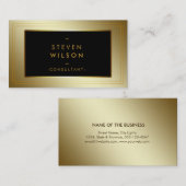 Goldfolien-Imitat-Netz-moderner Computer Visitenkarte (Vorne/Hinten)