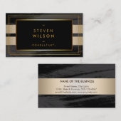 Goldfolien-Imitat-Netz-moderner Computer Visitenkarte (Vorne/Hinten)