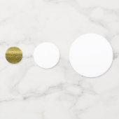 Goldfolien-Konfetti Konfetti (Rückseiten)