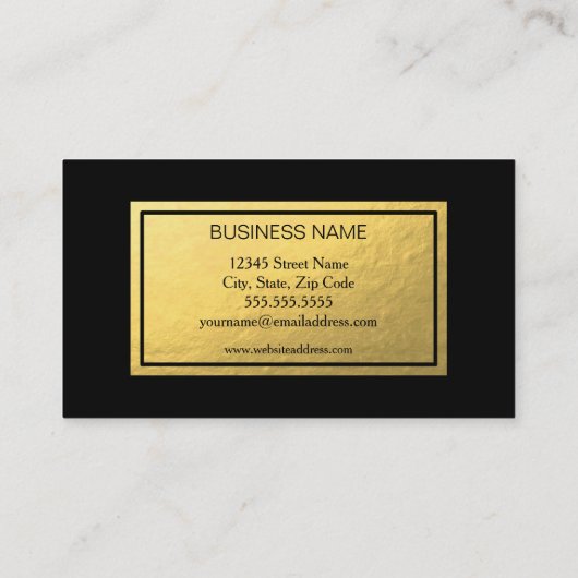 Goldfolien-Loyalitäts-Karte Treuekarte (Rückseite)