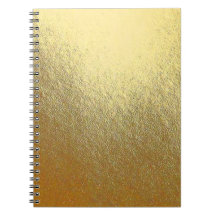 Goldfolien-Notizbuch