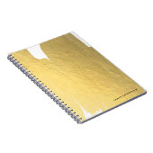 Goldfolien-Notizbuch Notizblock (Rechte Seite)