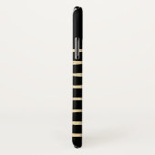 Goldfolien Streifen Personalisiert Handy Case (Hinten/Rechts)