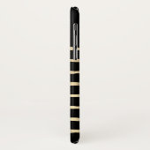 Goldfolien Streifen Personalisiert Handy Case (Hinten/Links)