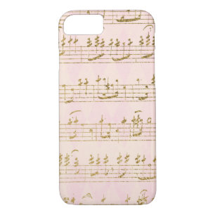 Goldfolien-und Rosen-Goldmusikalische Case-Mate iPhone Hülle