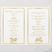 Goldfolienampere und Scrollblattwedelprogramm (Rückseite)