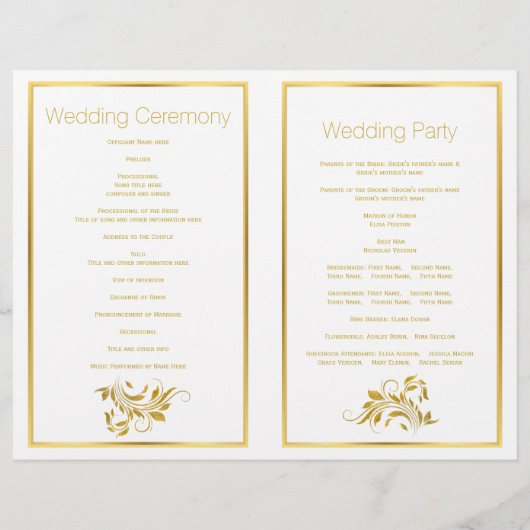 Goldfolienampere und Scrollblattwedelprogramm (Rückseite)