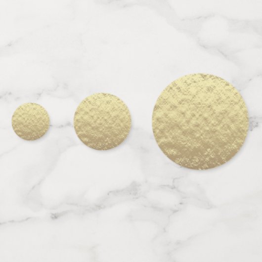 Goldfolienaussehen Konfetti (Vorderseiten)