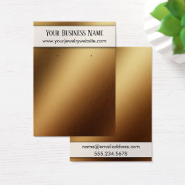Goldfolienkarte Ombre Earring Holder Display Card