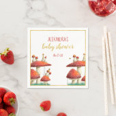 Goldfolienpilz & Bienendusche Serviette (Beispiel)