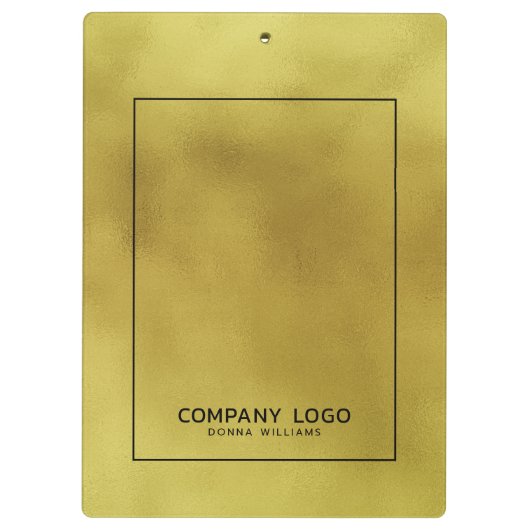 Goldfolienuntergrund für riesengroße Imitate Klemmbrett (Rückseite)