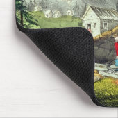 Goldförderung in Kalifornien Mousepad (Ecke)