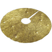 Goldfotografie Polyester Weihnachtsbaumdecke (Schrägansicht)