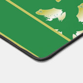 Goldfrösche auf Grün Schreibtischunterlage (Ecke)