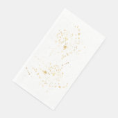 Goldfunde | elegant | Abendessen | Serviette (Ecke)