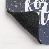 Goldfunkelnde Sterne Mousepad (Ecke)