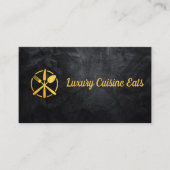Goldgabel-Messer-Spoon Visitenkarte (Vorderseite)