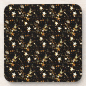 Goldgalaxie Getränkeuntersetzer (Vorderseite)