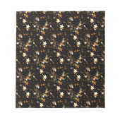 Goldgalaxie Notizblock (Vorderseite)