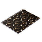 Goldgalaxie Notizblock (Linke Seite)