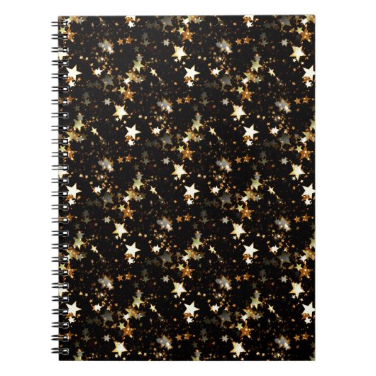 Goldgalaxie Notizblock (Vorderseite)