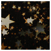 Goldgalaxie Stoff (Nahaufnahme)