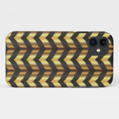 Goldgatsby Zickzack Case-Mate iPhone Hülle (Rückseite (Horizontal))